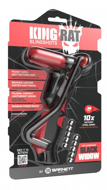 King Rat Black Widow Slingshot