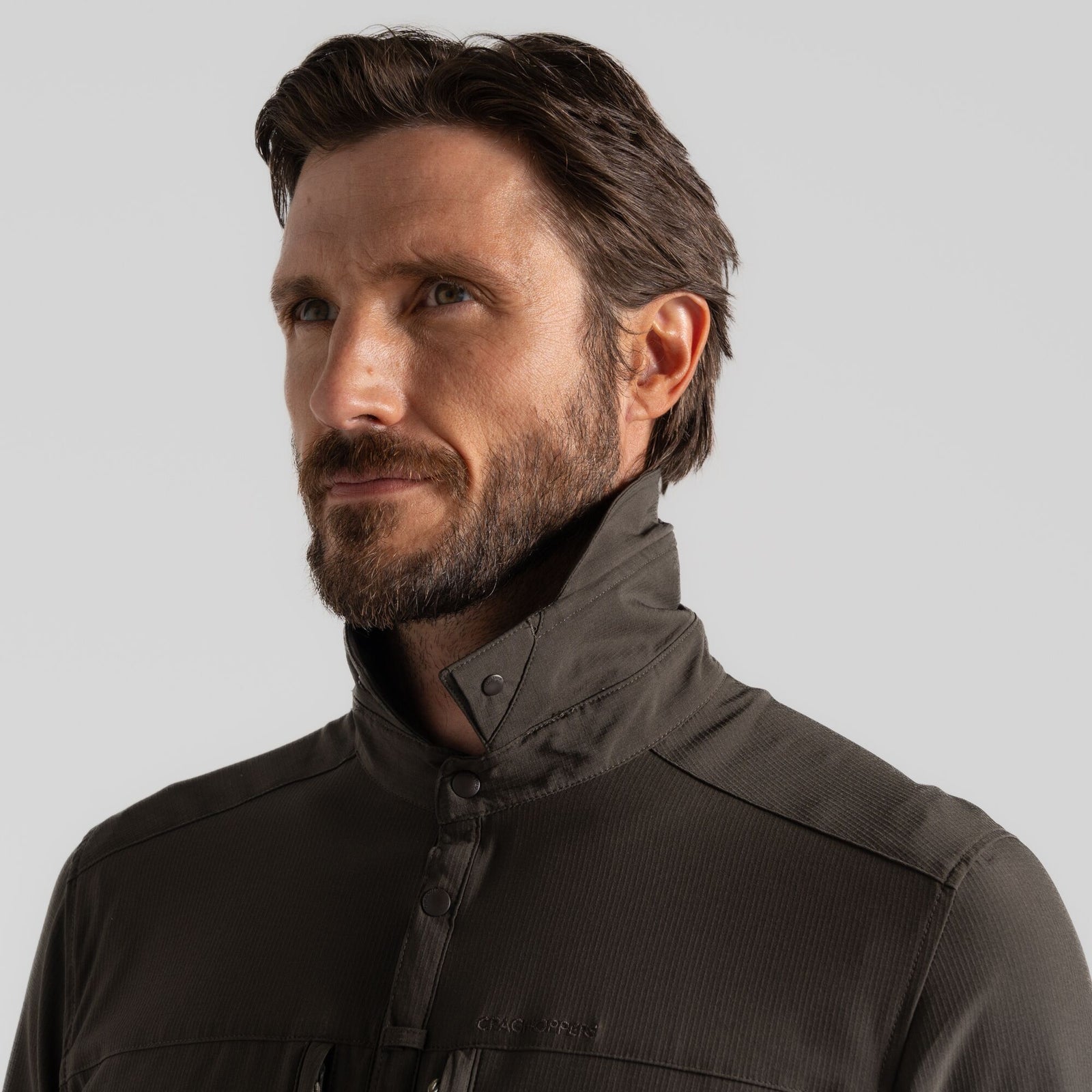 Craghoppers Men's NosiLife Pro Long-Sleeved V Hiking Shirt