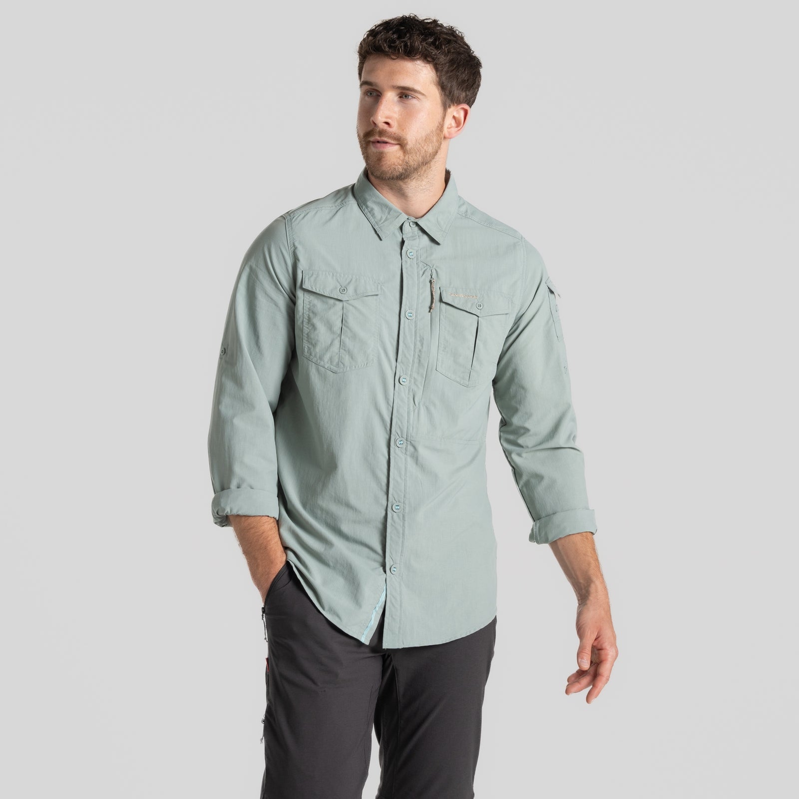 Craghoppers Men's NosiLife Adventure III Long-Sleeved Hiking Shirt