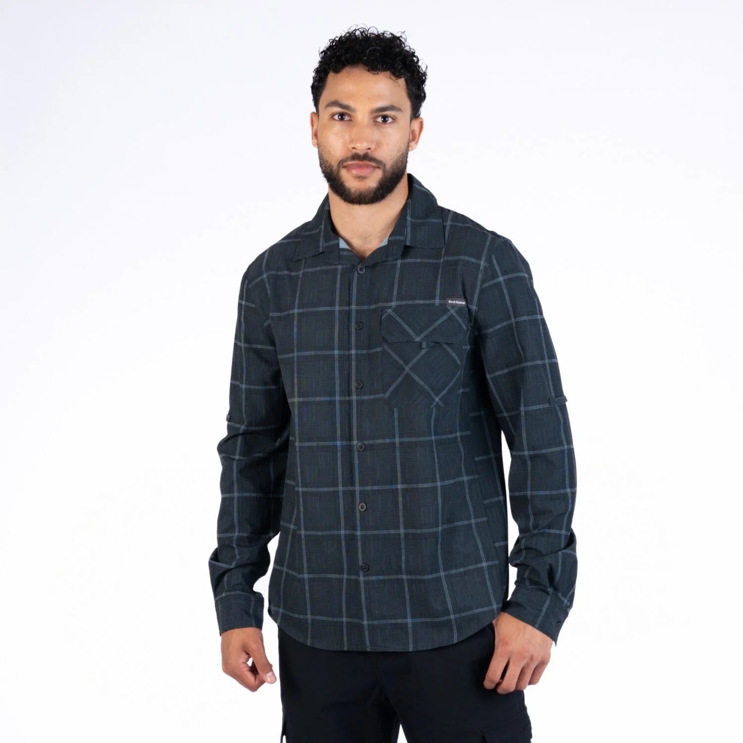 First Ascent Men's Highland Long-Sleeve Check Shirt