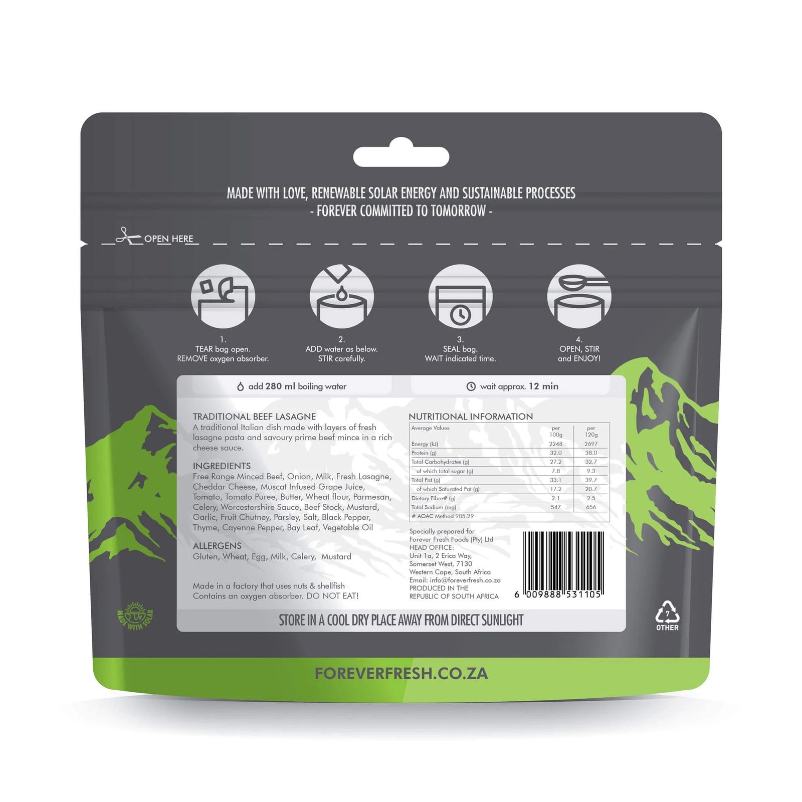 Forever Fresh Beef Lasagne