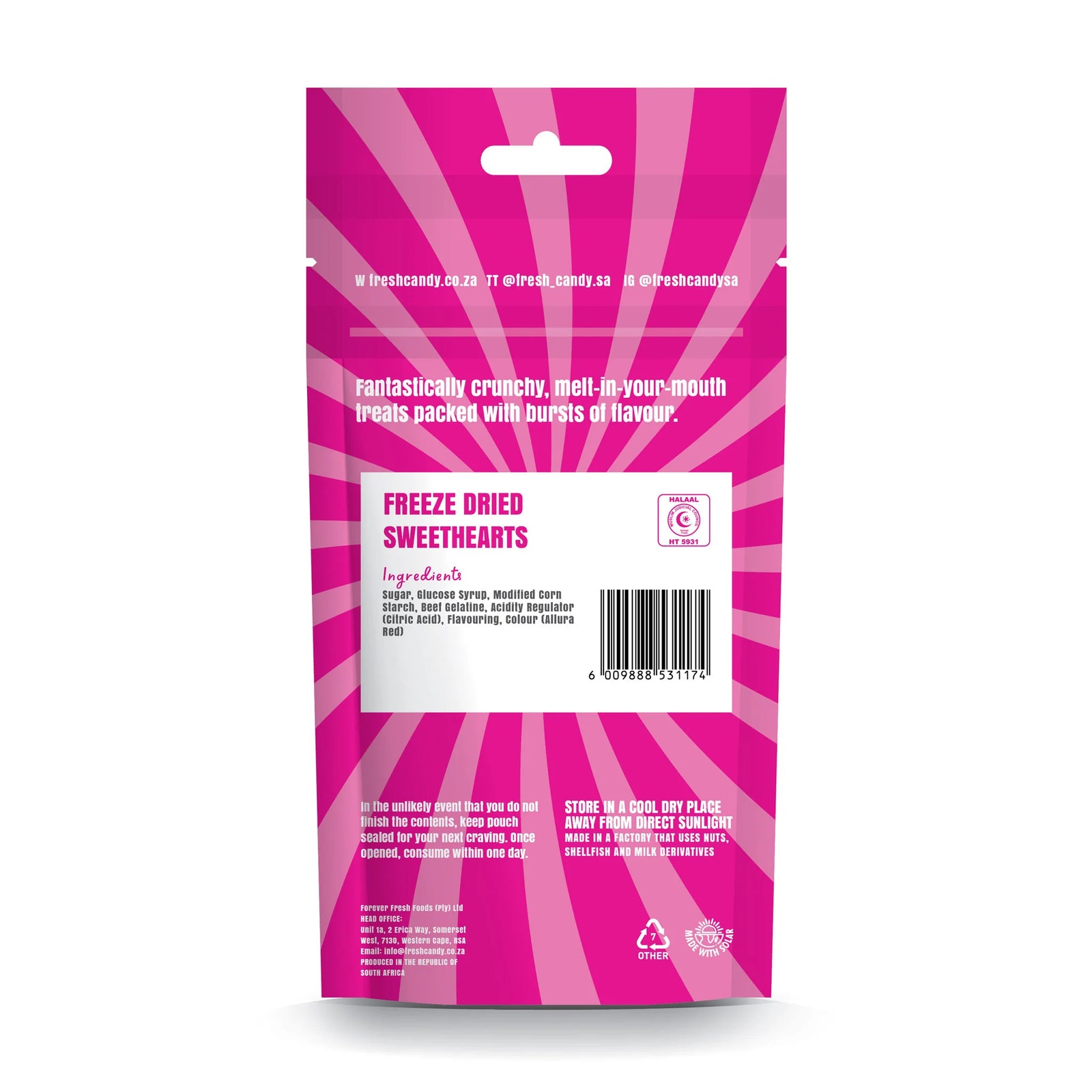 Fresh Candy Freeze Dried Sweethearts