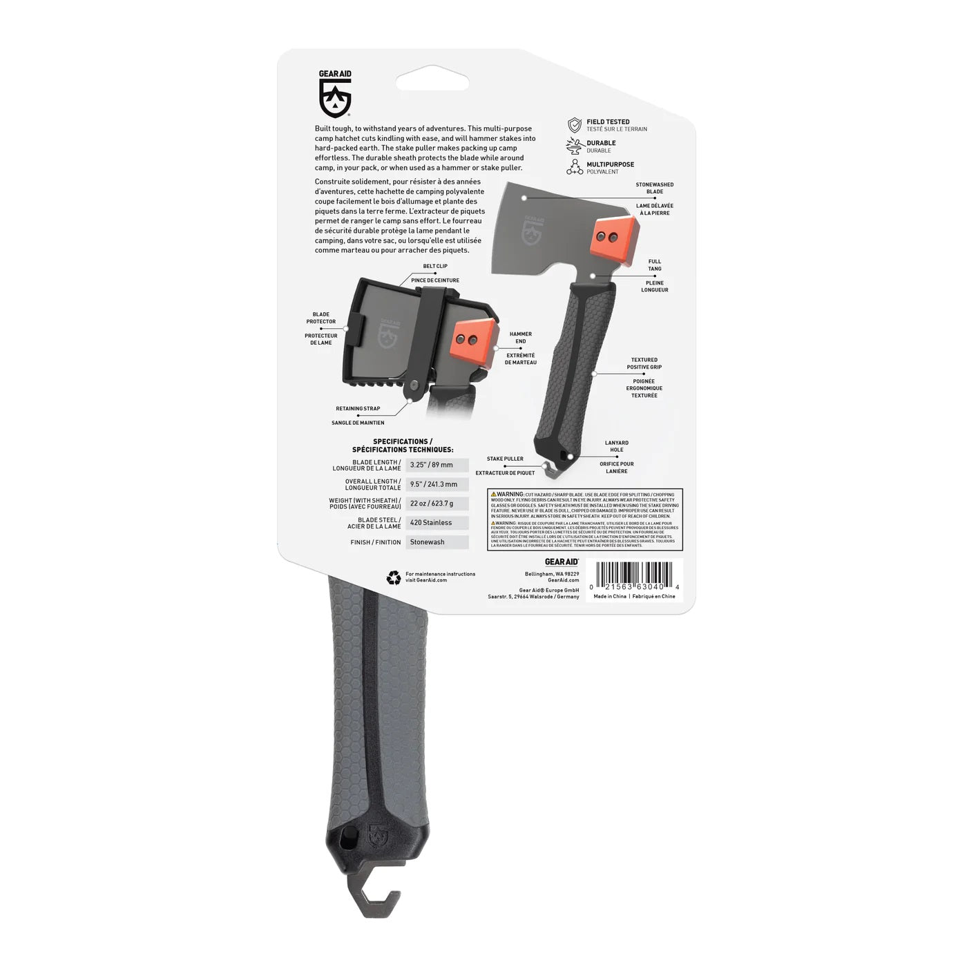 Gear Aid Compact Camp Hatchet