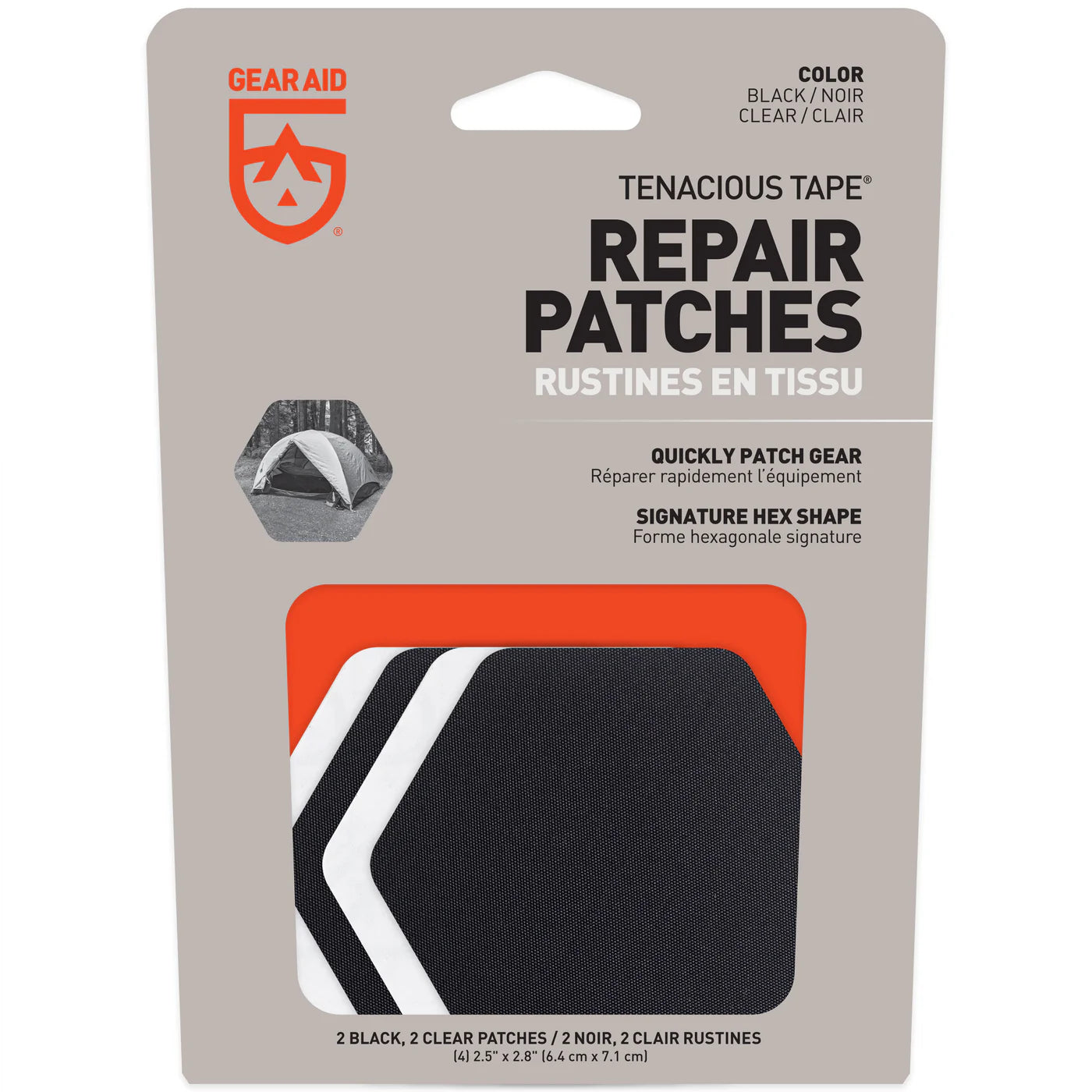 Gear Aid Tenacious Tape Hex Repair Patches