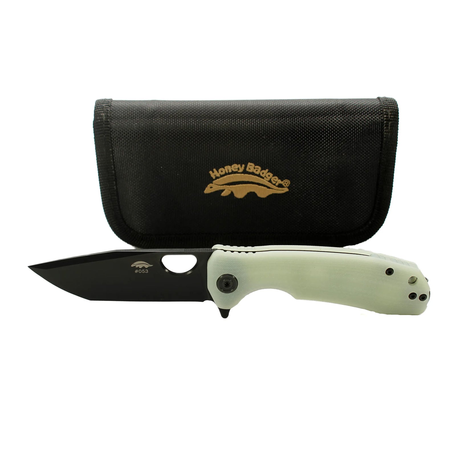 Honey Badger Limited Edition Tanto Black 14C28N - Medium