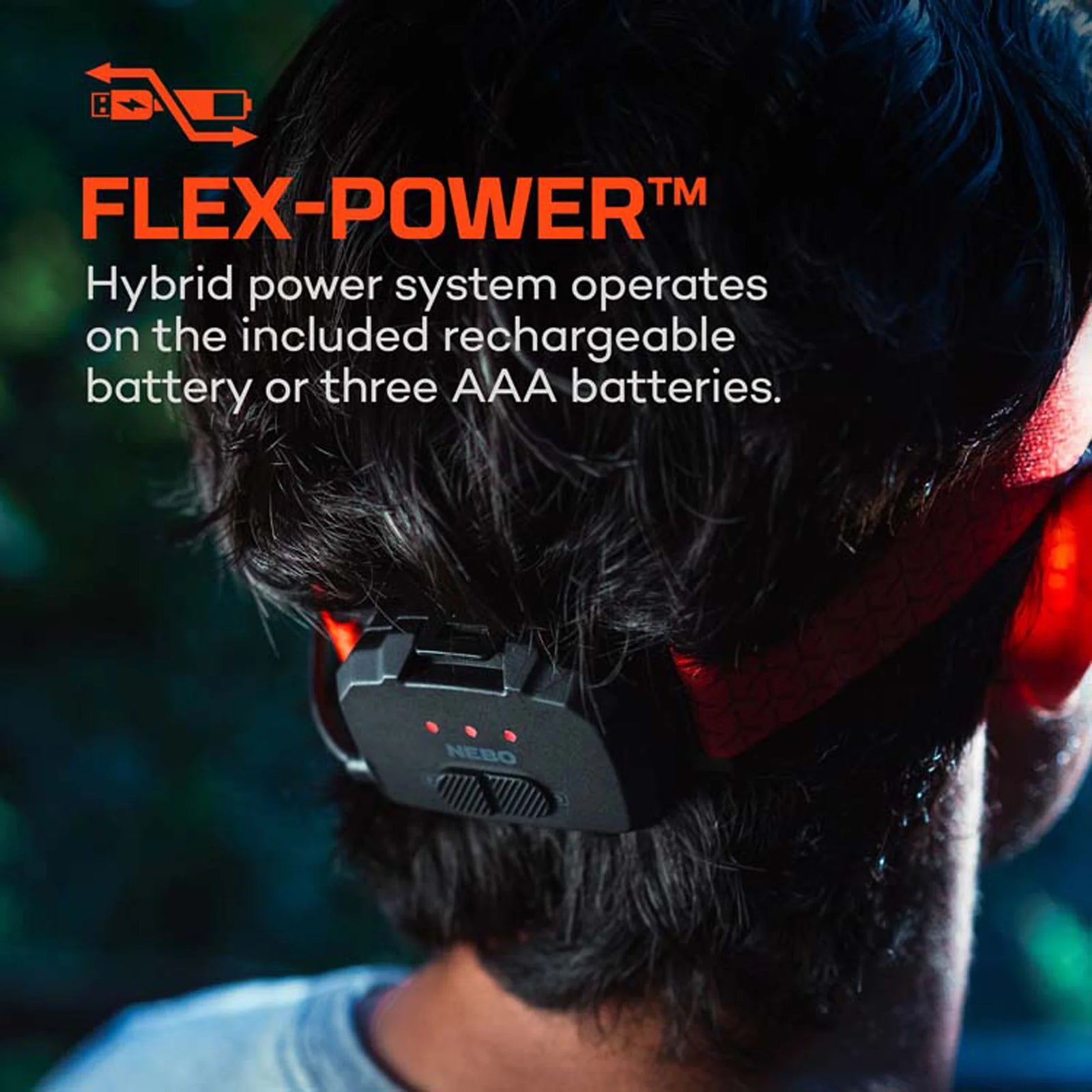 Nebo Curvbeam 600 Flex Rechargeable Headlamp