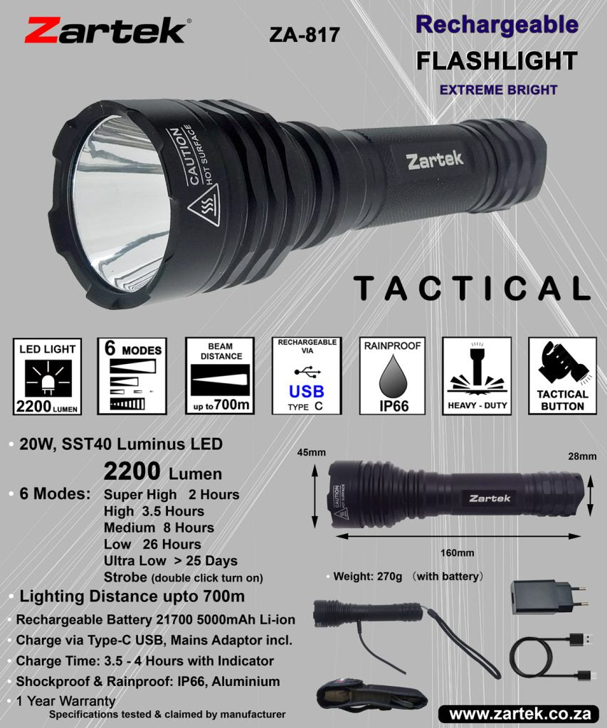 Zartek ZA-817 Flashlight