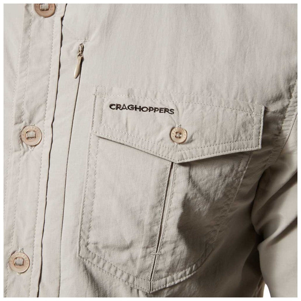 Craghoppers Men's NosiLife Adventure III Long-Sleeved Hiking Shirt