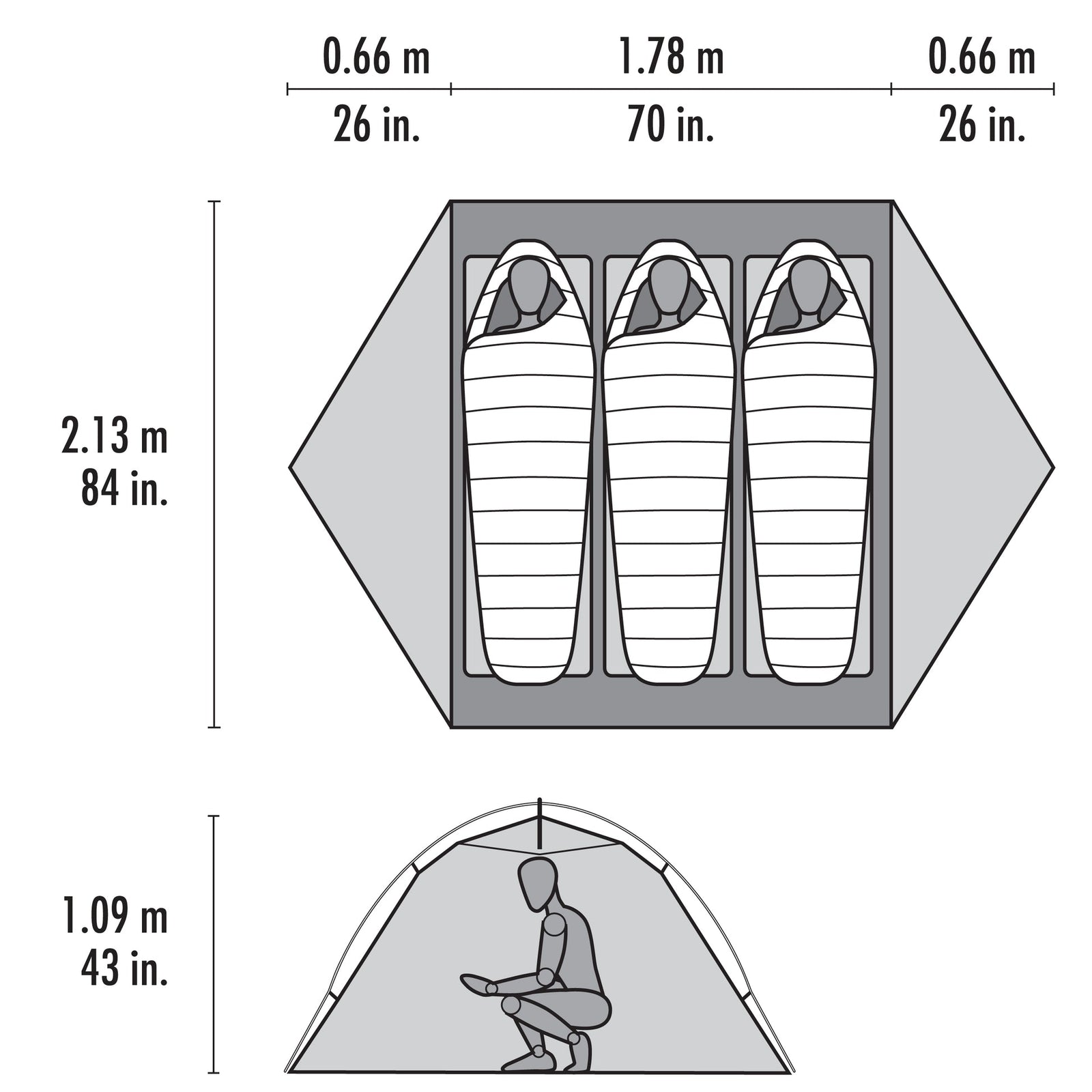 MSR Elixir 3 Person Tent