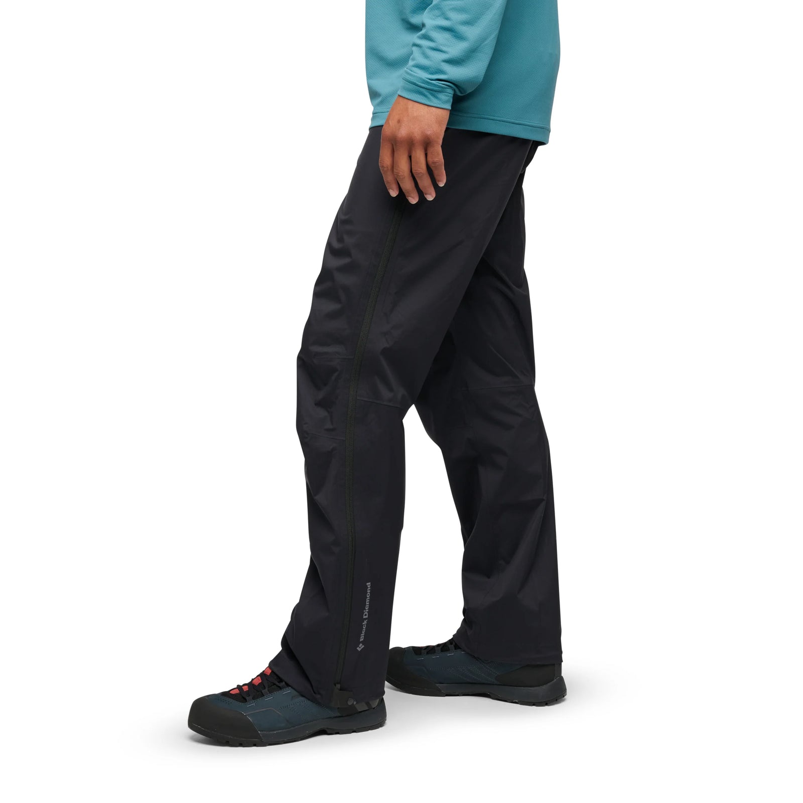 Black Diamond Men's Fineline Stretch Full-Zip Rain Pants