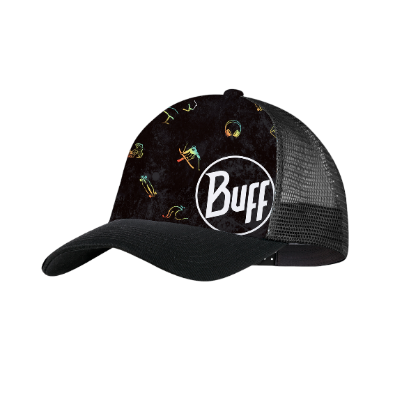 Buff Trucker Cap - Kaleat Black