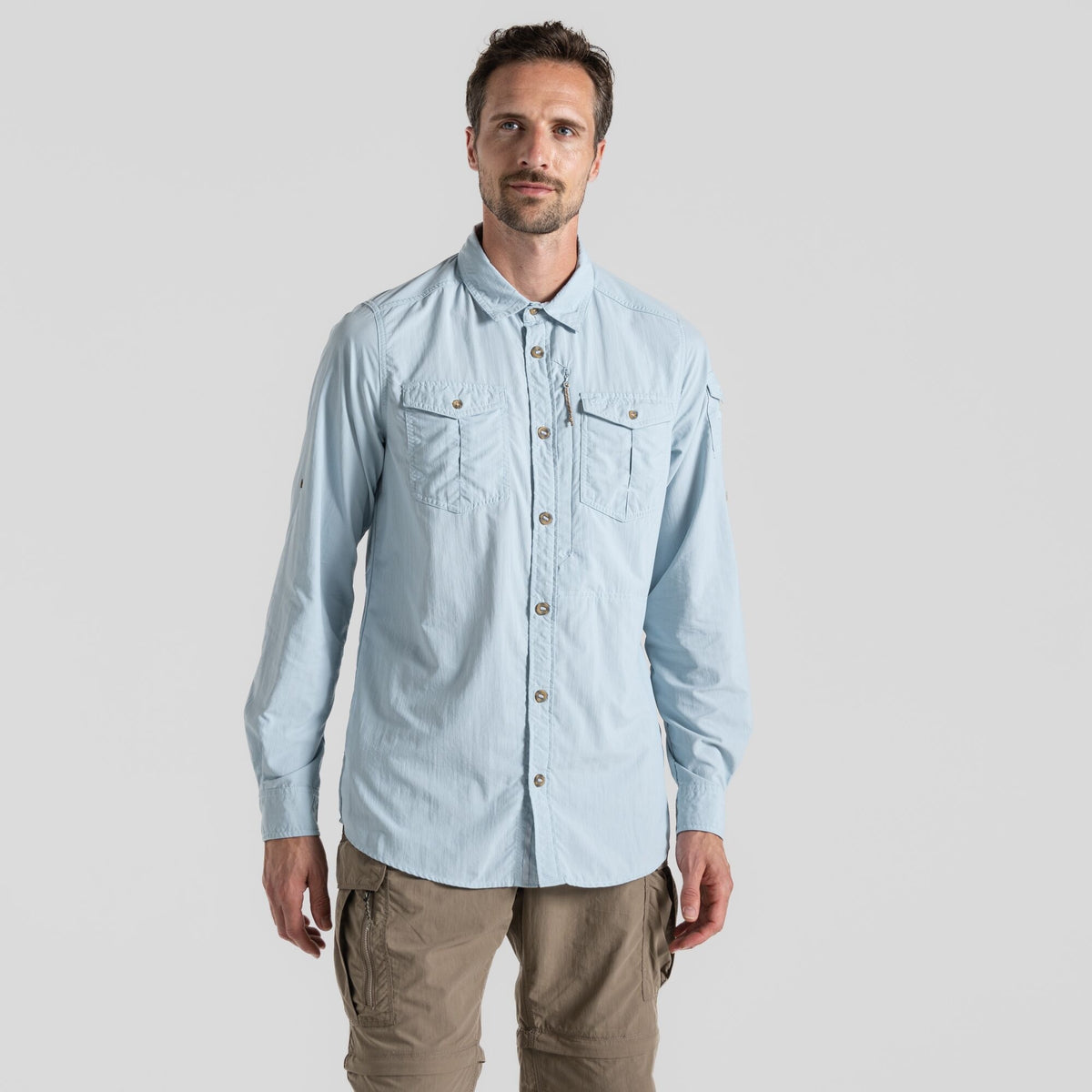 Craghoppers Men's NosiLife Adventure III Long-Sleeved Hiking Shirt