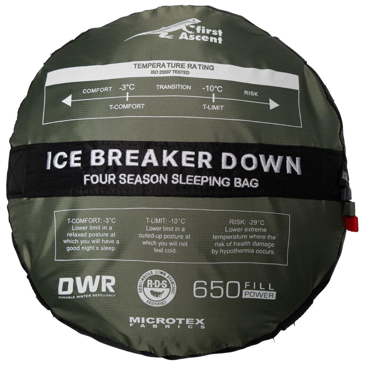 First Ascent Ice Breaker Down Sleeping Bag '24