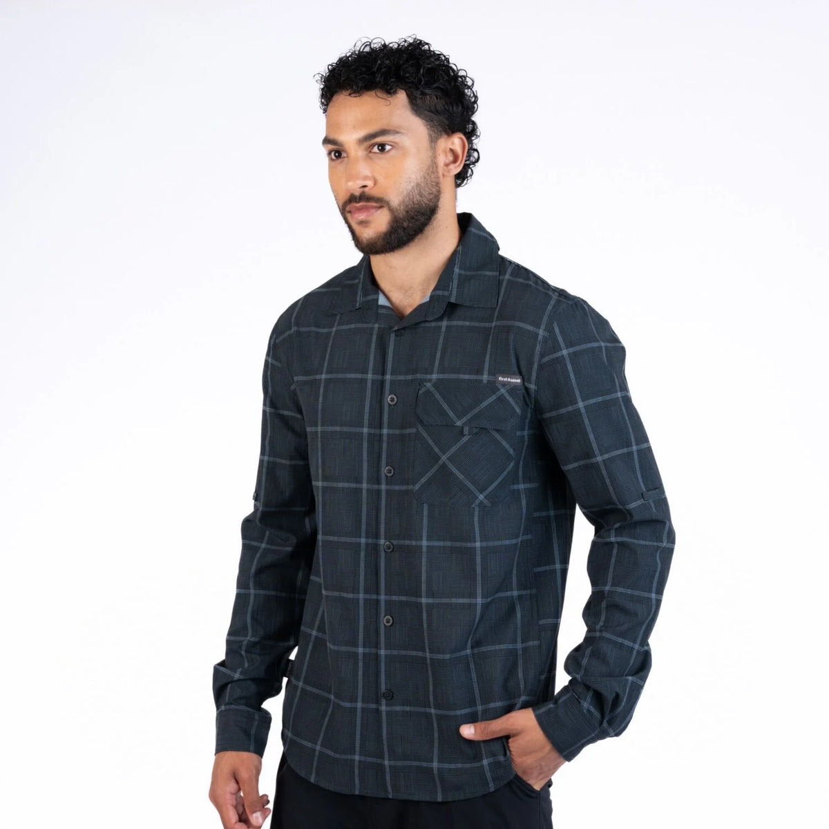 First Ascent Men's Highland Long-Sleeve Check Shirt