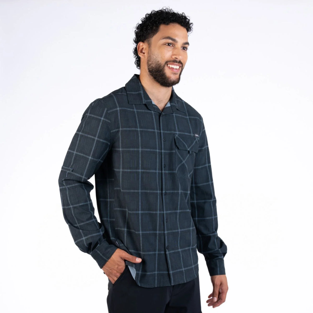 First Ascent Men's Highland Long-Sleeve Check Shirt
