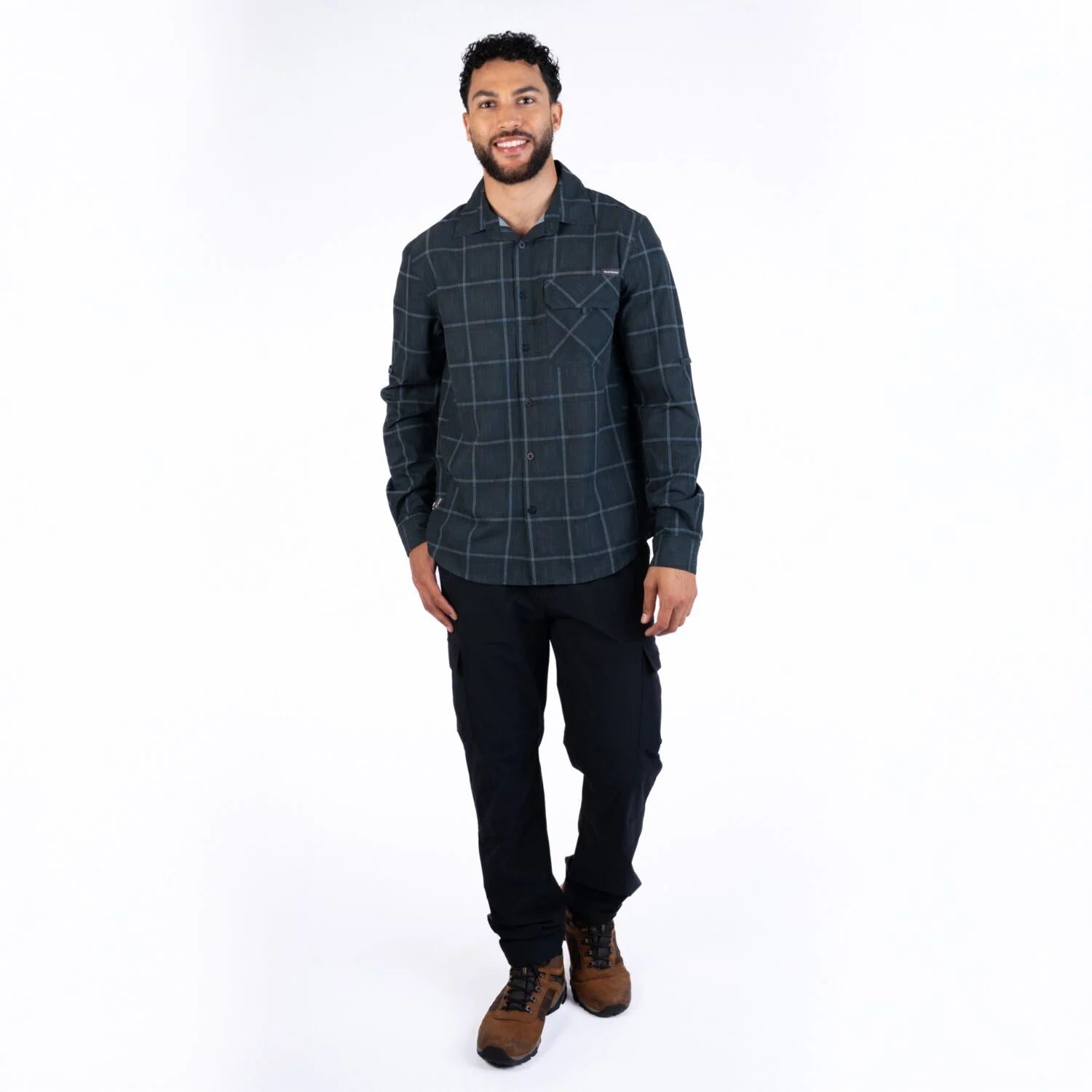 First Ascent Men's Highland Long-Sleeve Check Shirt