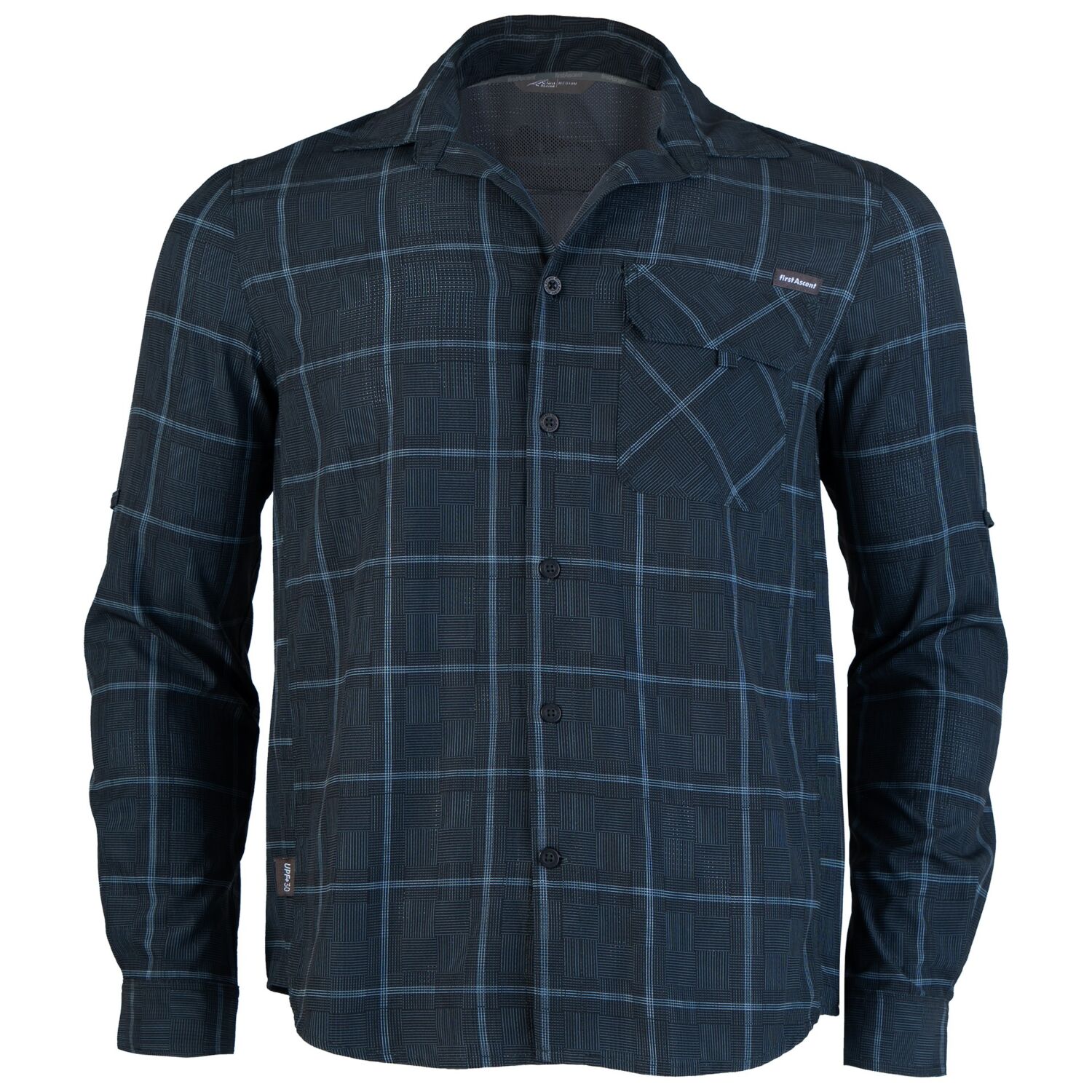 First Ascent Men's Highland Long-Sleeve Check Shirt