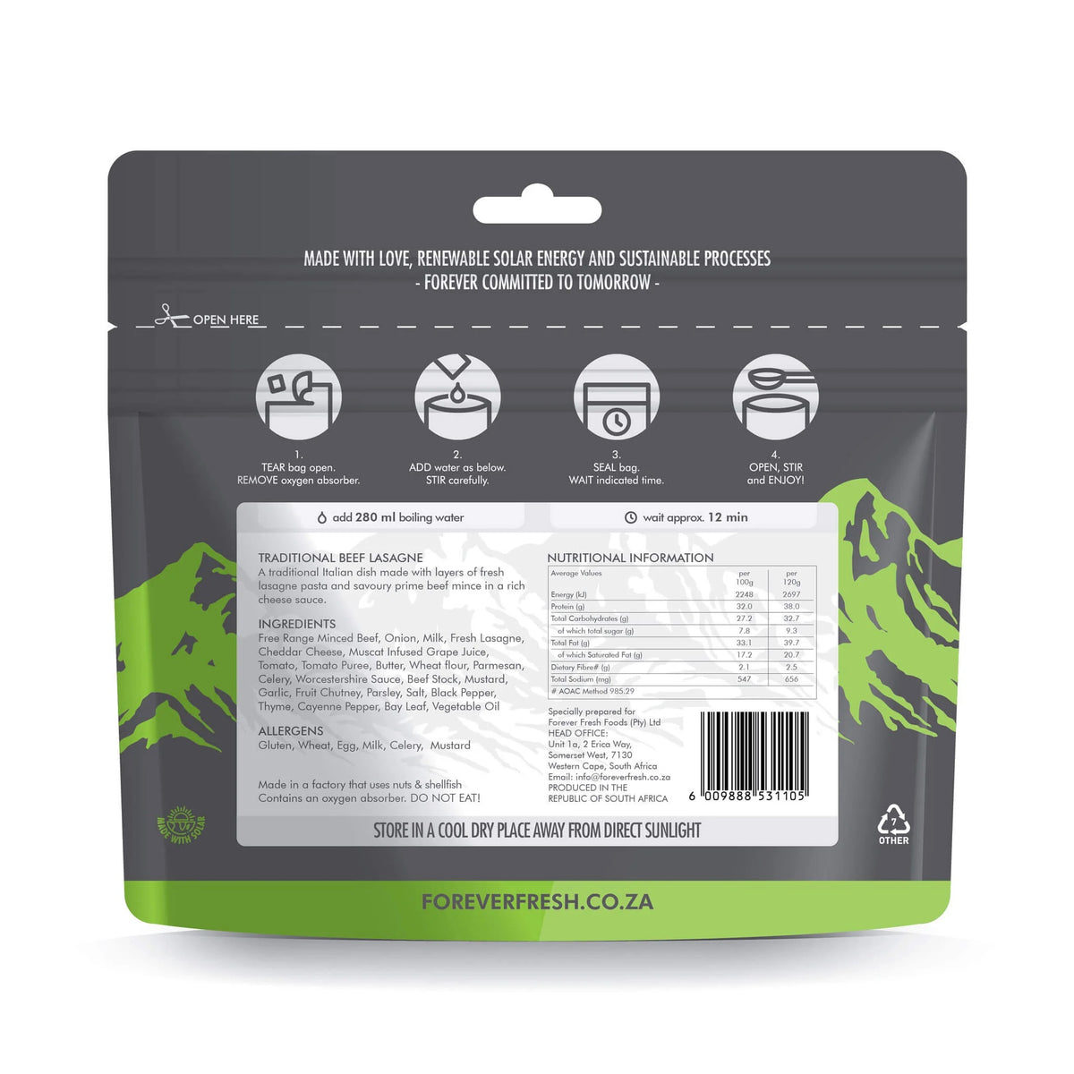 Forever Fresh Beef Lasagne