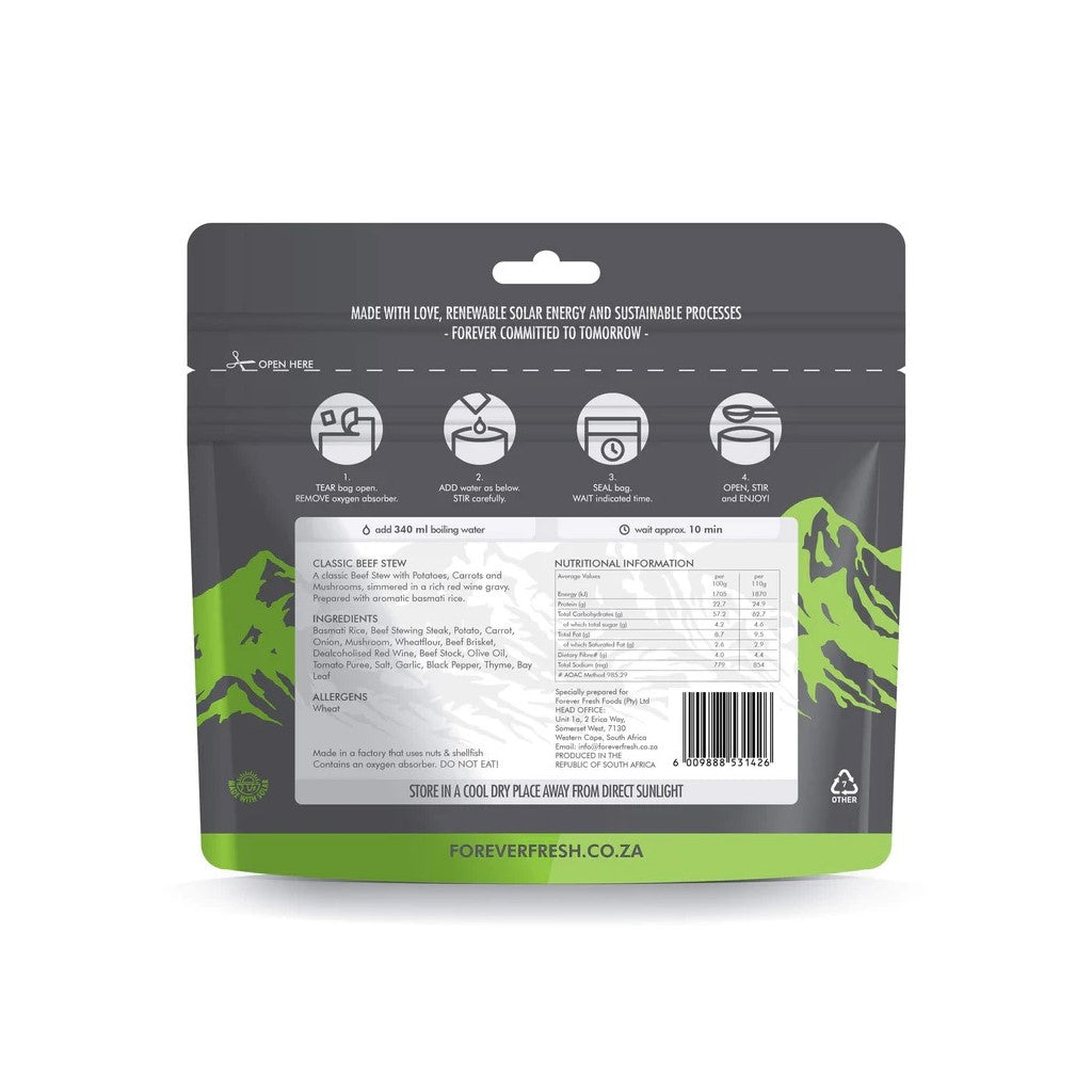 Forever Fresh Beef Stew with Basmati Rice