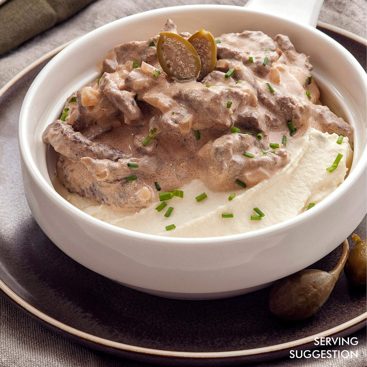 Forever Fresh Beef Stroganoff with Mashed Potato