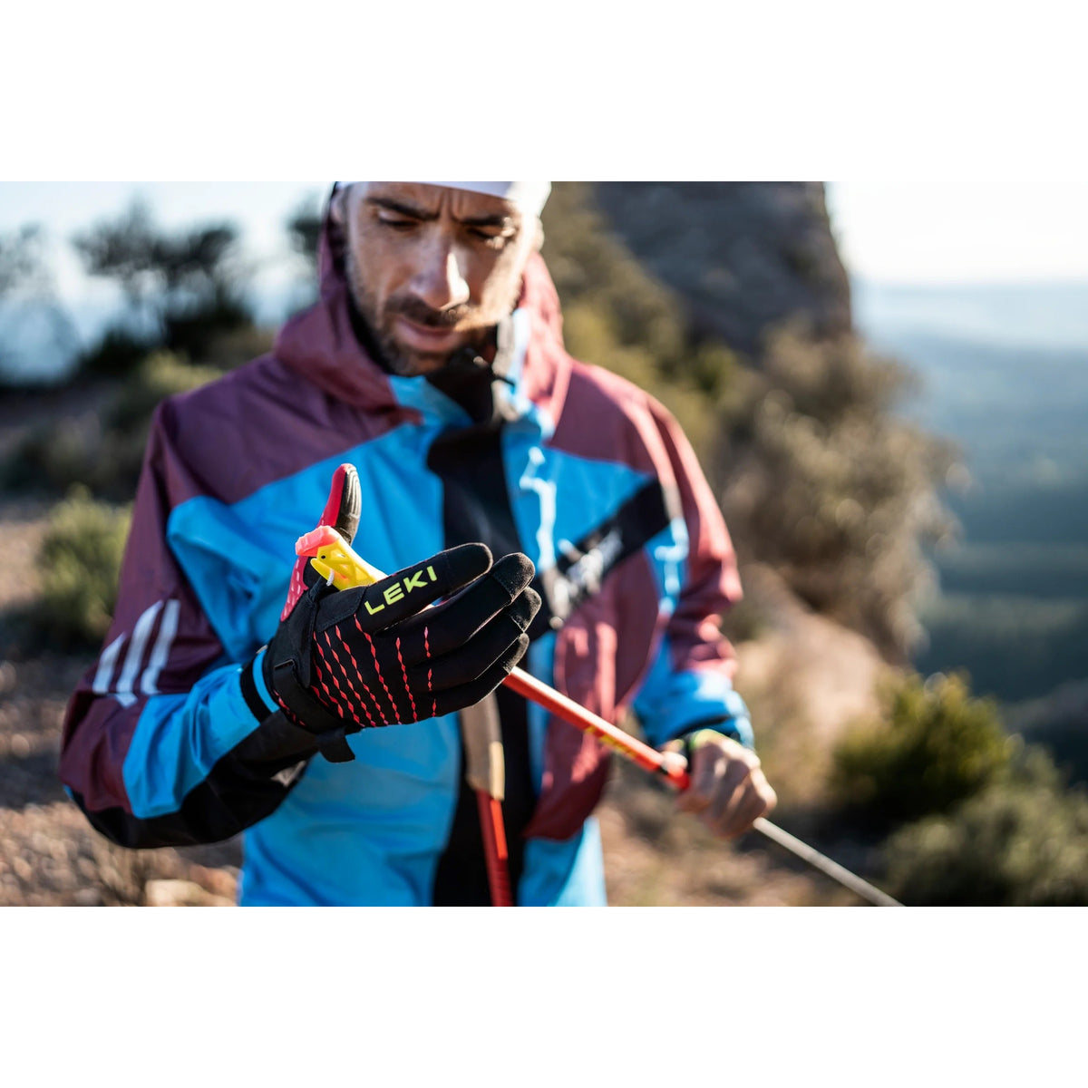 Leki Ultra Trail Breeze Shark Running Gloves