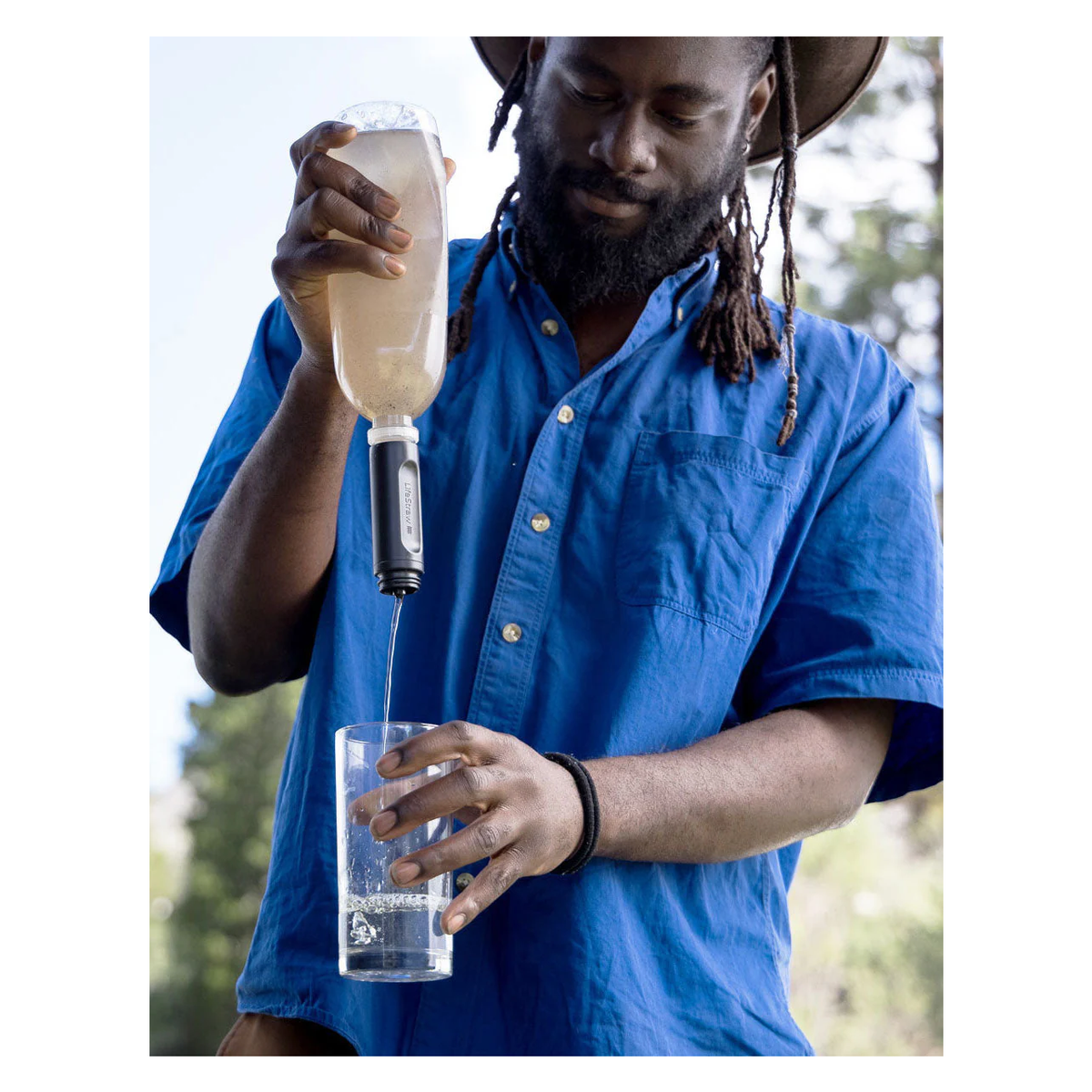LifeStraw Peak Series Squeeze Bottle Water Filter 1L