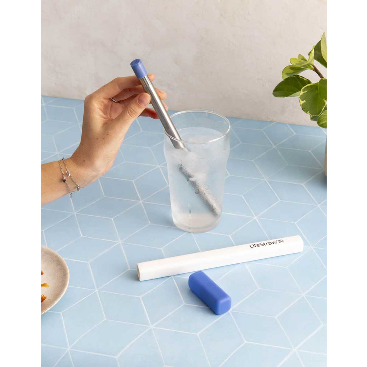LifeStraw SIP Reusable Steel Filter Straw with Carry Case