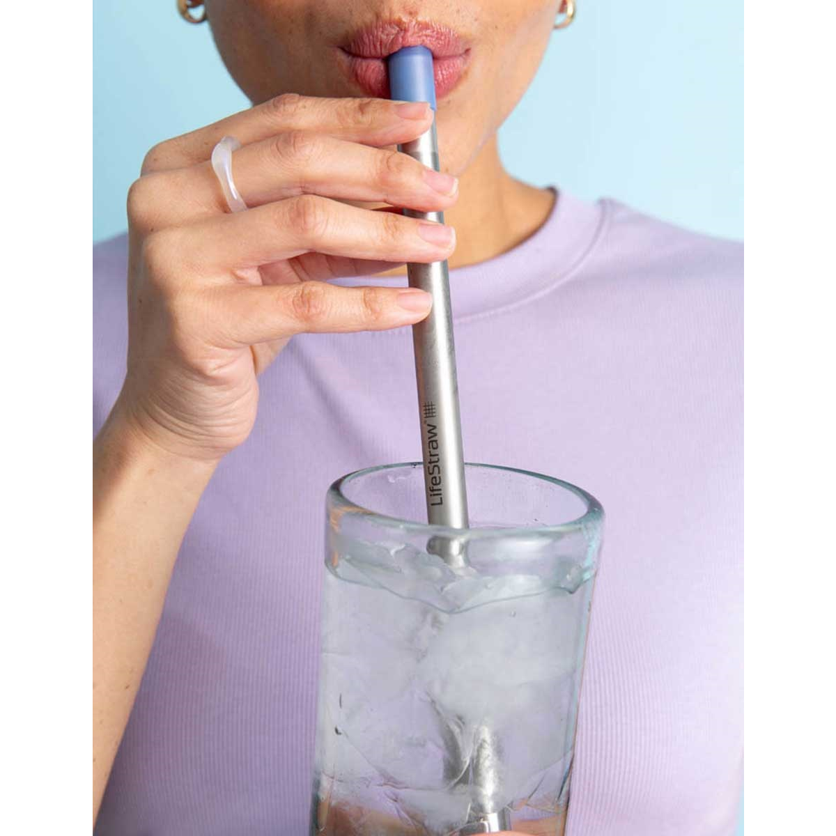 LifeStraw SIP Reusable Steel Filter Straw with Carry Case