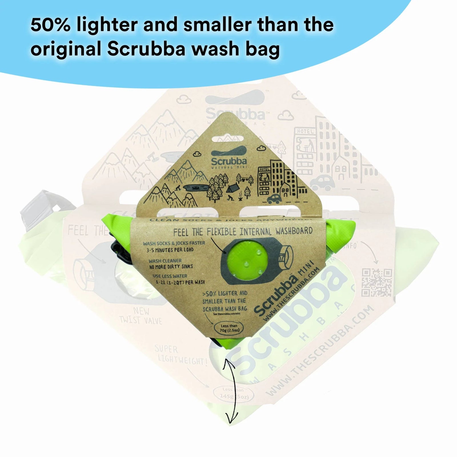 Scrubba Wash Bag Mini