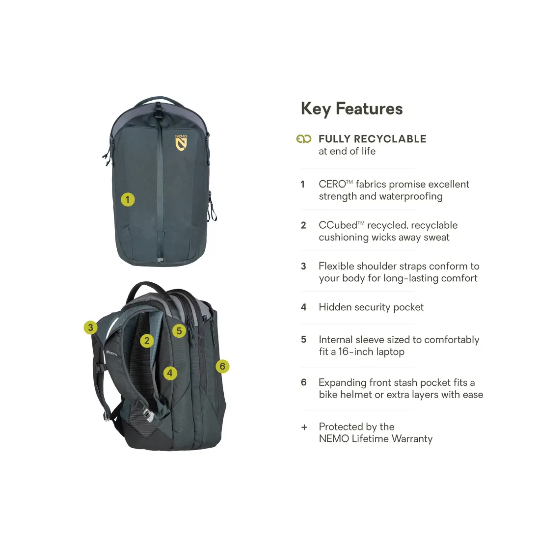 NEMO Vantage 26L Endless Promise Daypack - Drifters Adventure Centre