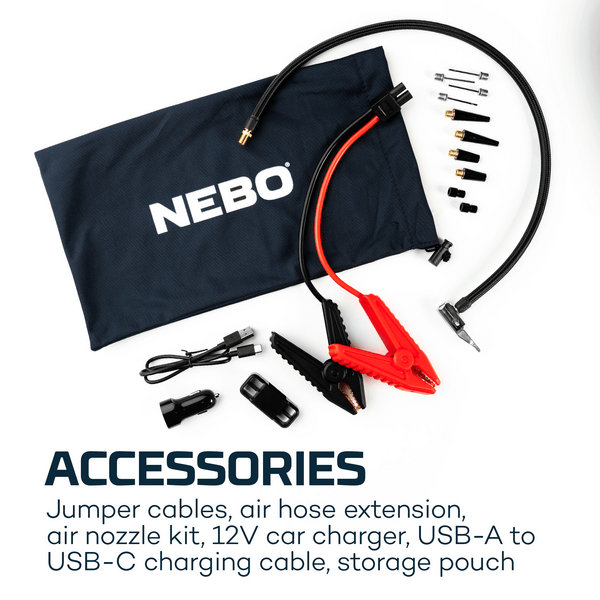 Nebo Assist Air Jump Starter Power Bank