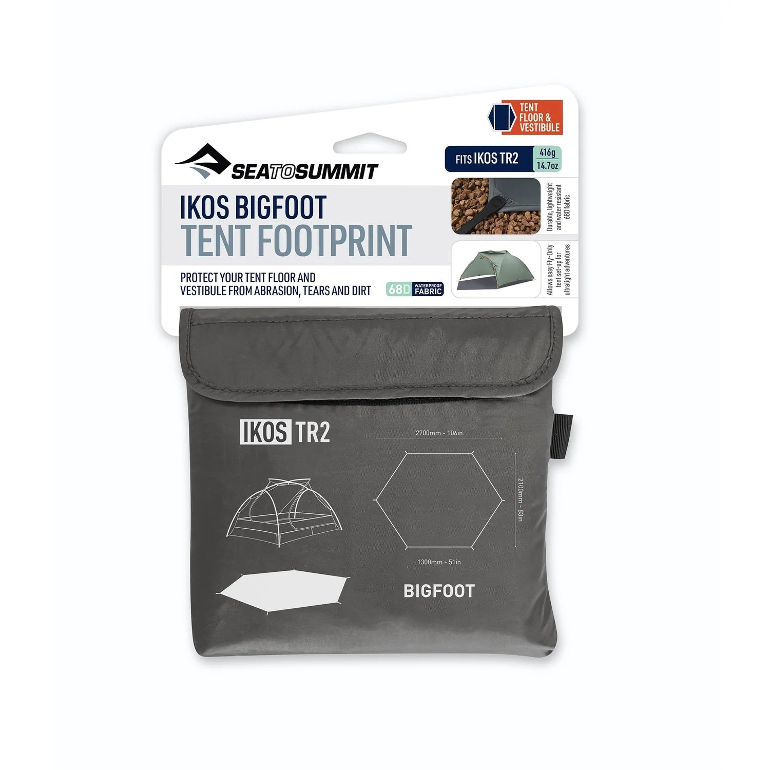 Sea to Summit Ikos TR2 Two Person Tent Footprint