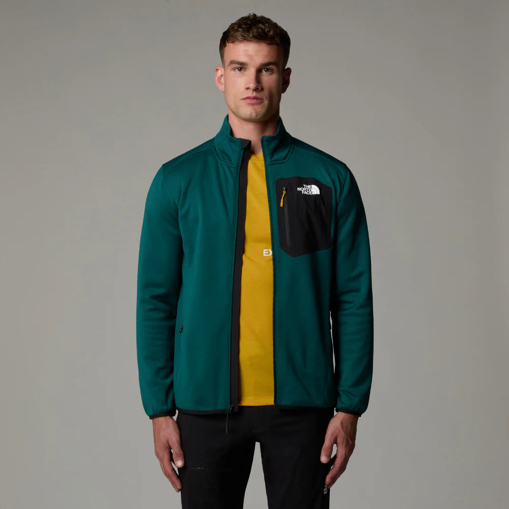 The North Face Men's Crest Full Zip Fleece Jacket - Drifters The North Face Men's Crest Full Zip Fleece Jacket - Drifters