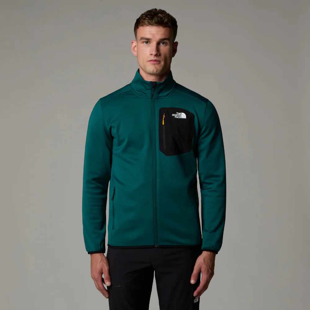 The North Face Men's Crest Full Zip Fleece Jacket - Drifters The North Face Men's Crest Full Zip Fleece Jacket - Drifters