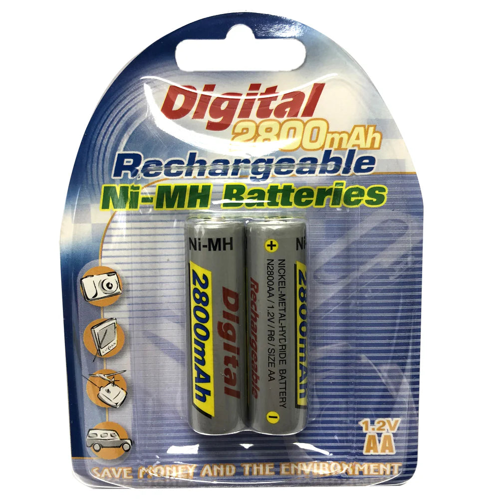 Vanson Rechargeable AA Batteries - 2 Pack