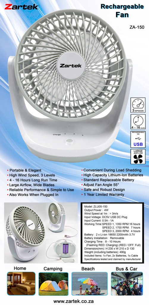 Zartek ZA-150 RC Fan