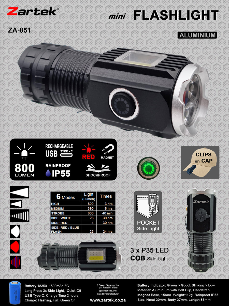 Zartek ZA-851 Mini Flashlight