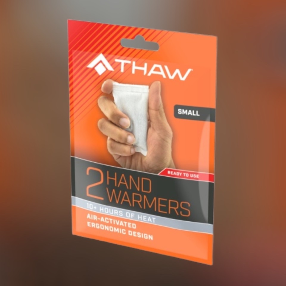 THAW Disposable Hand Warmers - 1 Pair