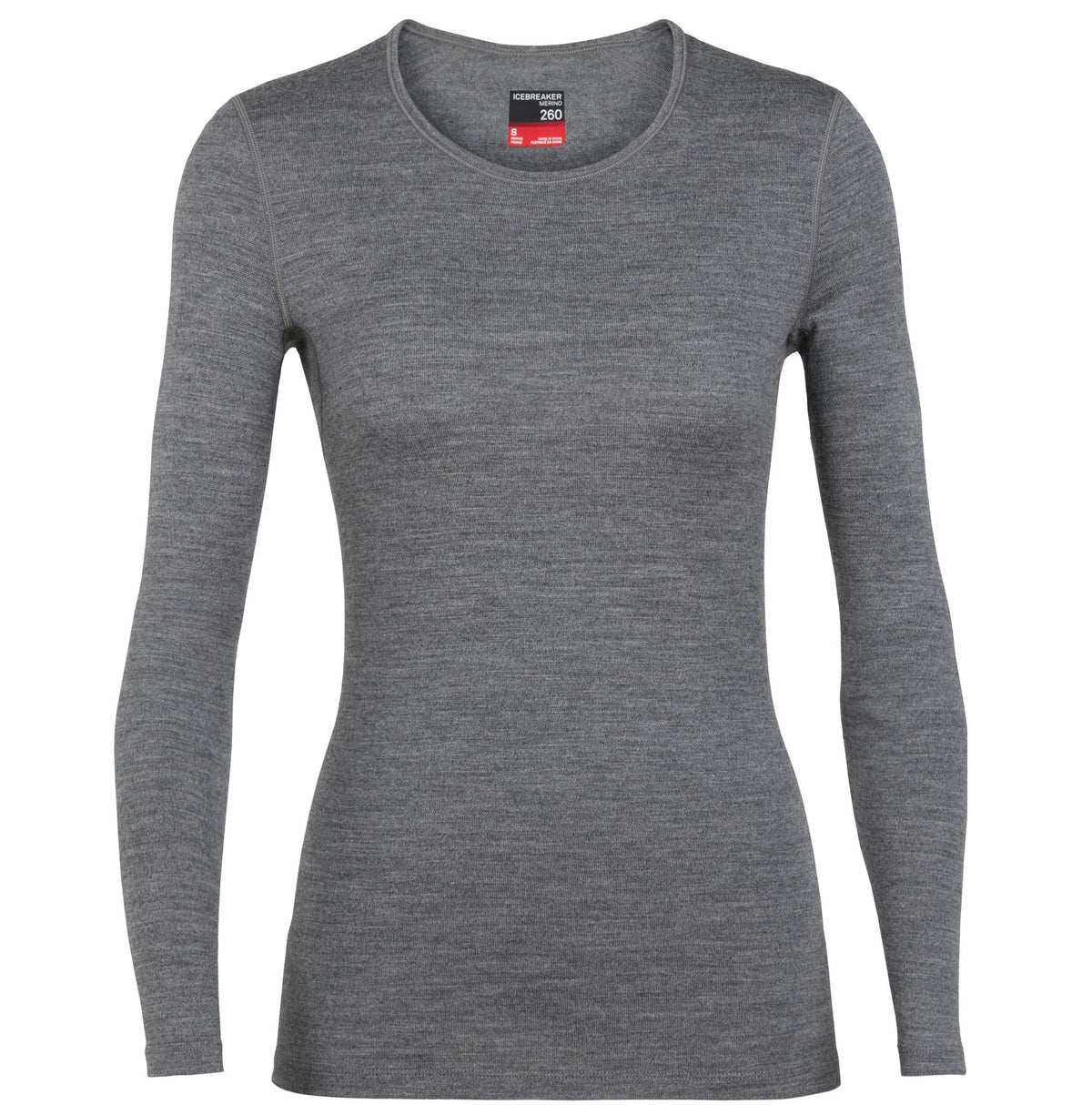 Icebreaker Women's Tech Long-Sleeve Crewe 260