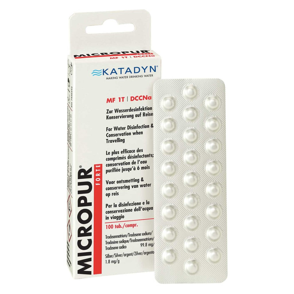 Katadyn Micropur Forte Water Purification Tablets - 50