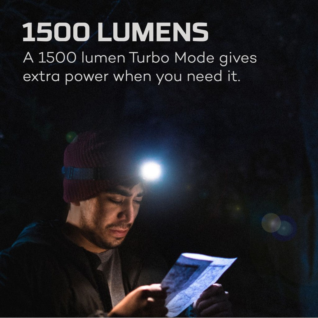 Nebo Einstein 1500 Flex 1500 Lumen Rechargeable Headtorch