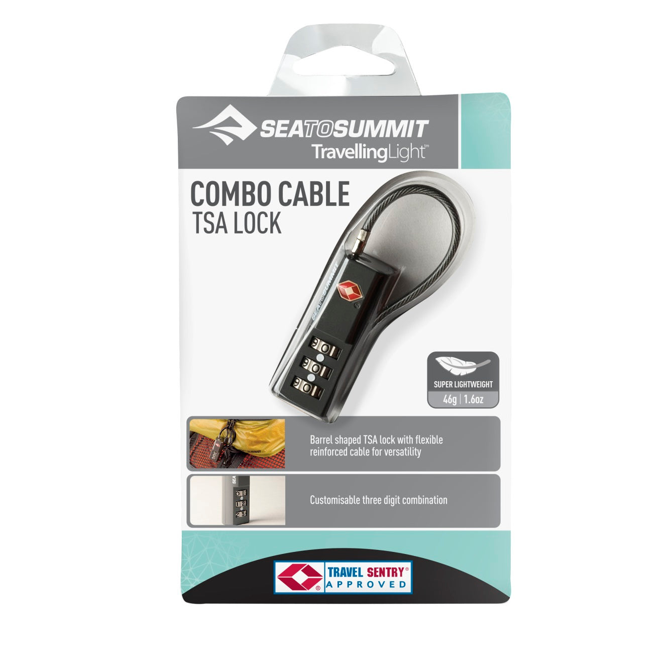 Sea to Summit Combo Cable TSA Lock