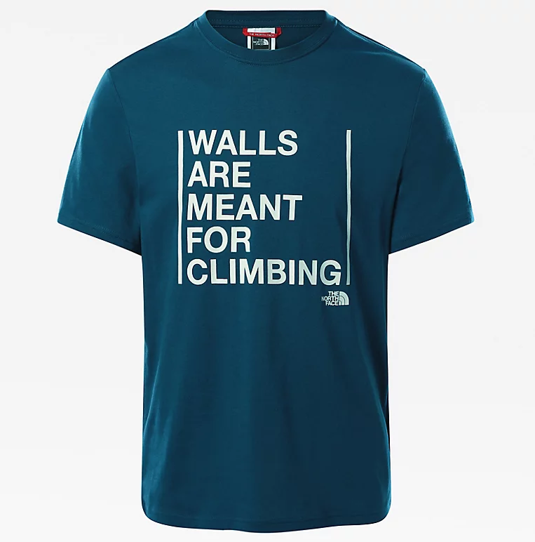 The North Face Walls Are Meant For Climbing Tee Shirt Drifters
