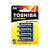 Toshiba High Power Alkaline 1.5V AA - 4 Pack