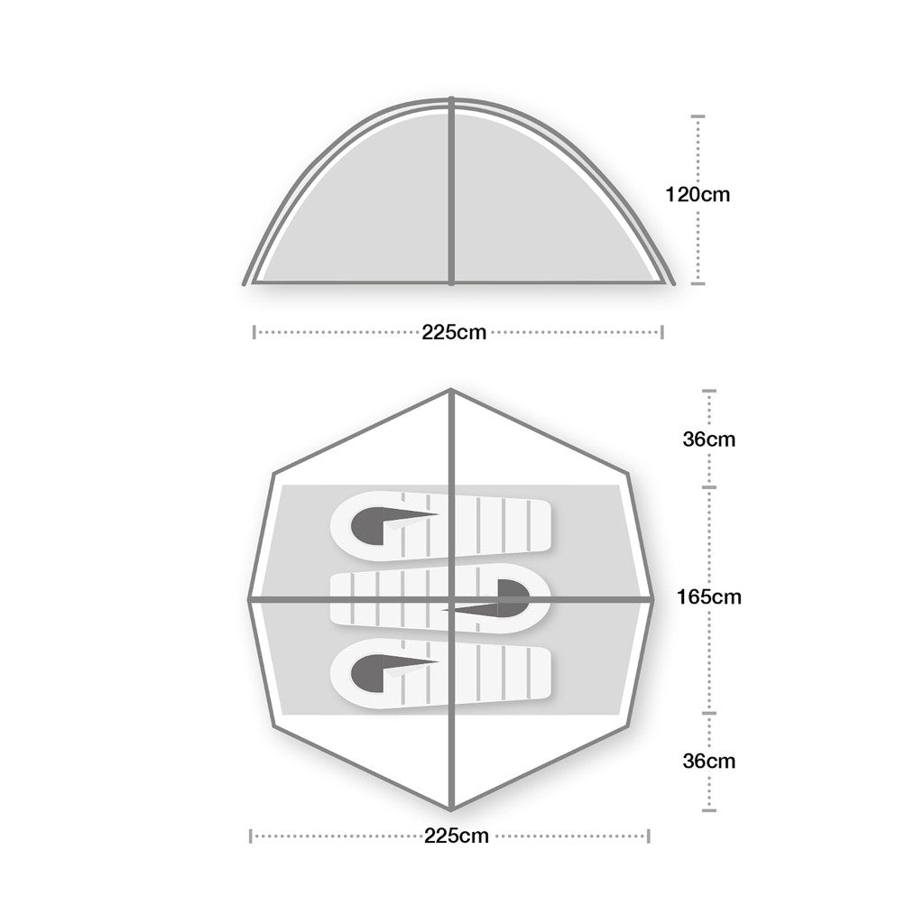 Wild Country Helm Compact 3 Tent
