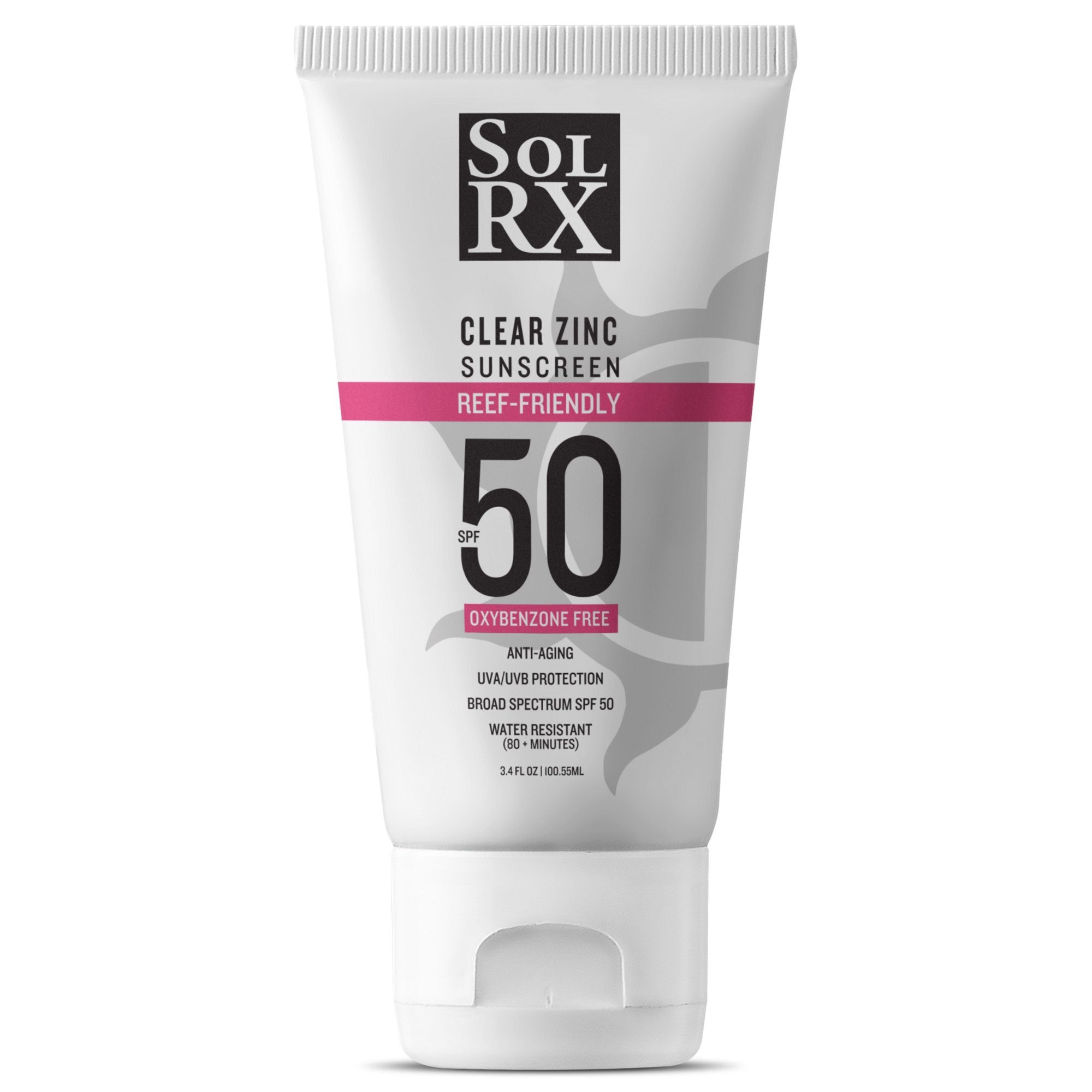 SolRX SPF50 Clear Zinc Sunscreen