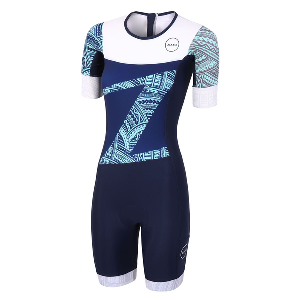 ウェア trivent triathlon Zone3 Women's Lava Short-Sleeve Trisuit - Kona Edition - Drifters